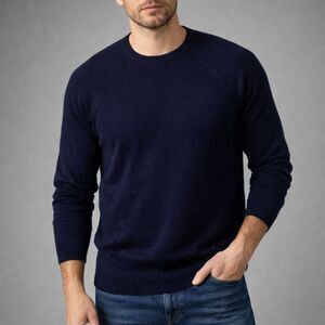 Men’s J.Crew XXL Navy Blue Crewneck Sweater Nautical Work Wear